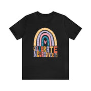 Celebrate Neurodiversity Rainbow Tee