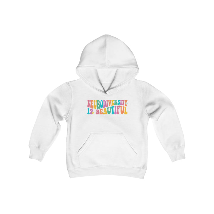 Kids Neurodiversity is Beautiful Groovy Hoodie Sweatshirt