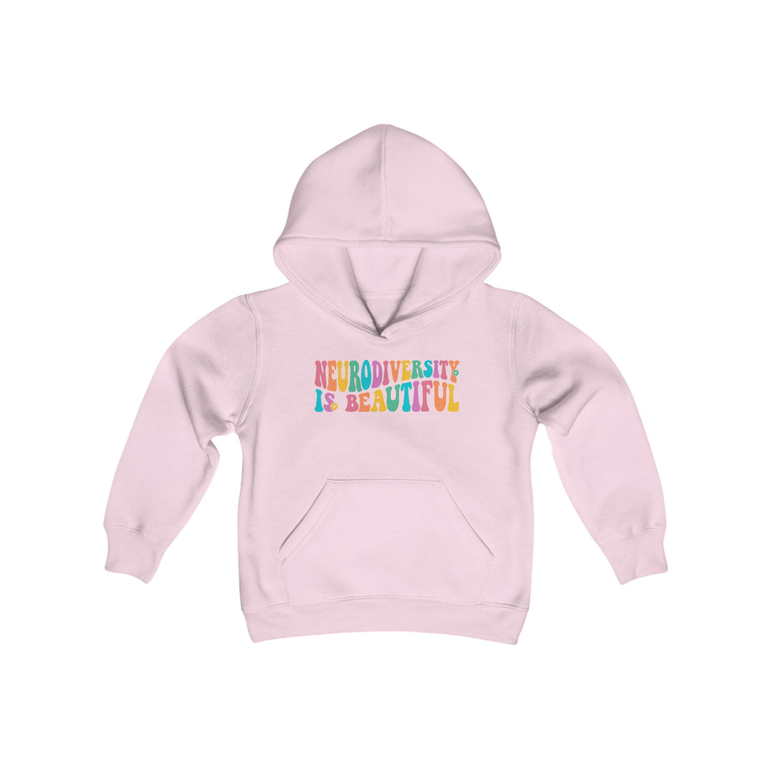 Kids Neurodiversity is Beautiful Groovy Hoodie Sweatshirt