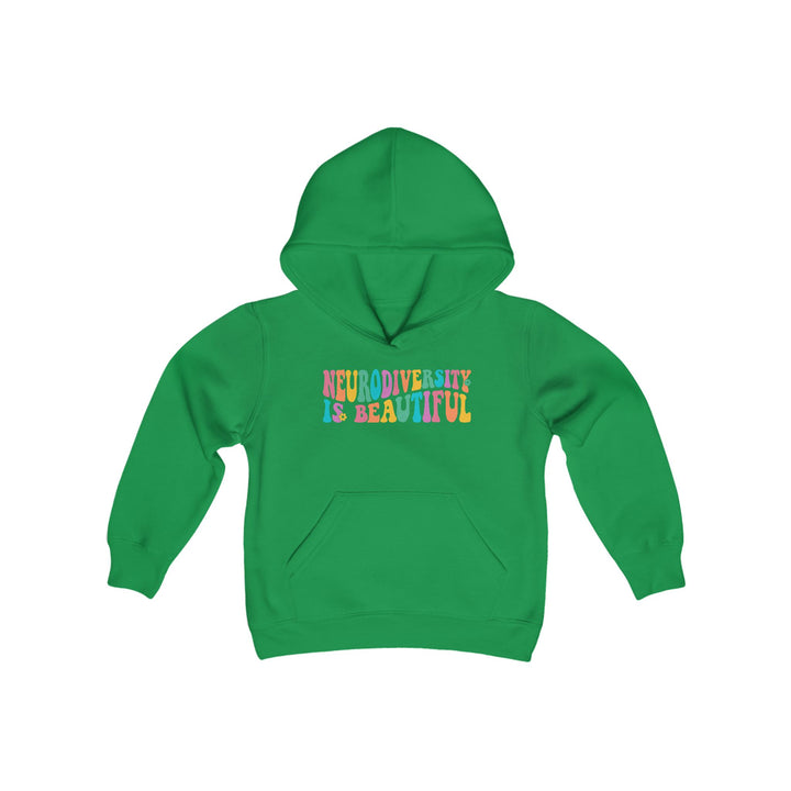 Kids Neurodiversity is Beautiful Groovy Hoodie Sweatshirt