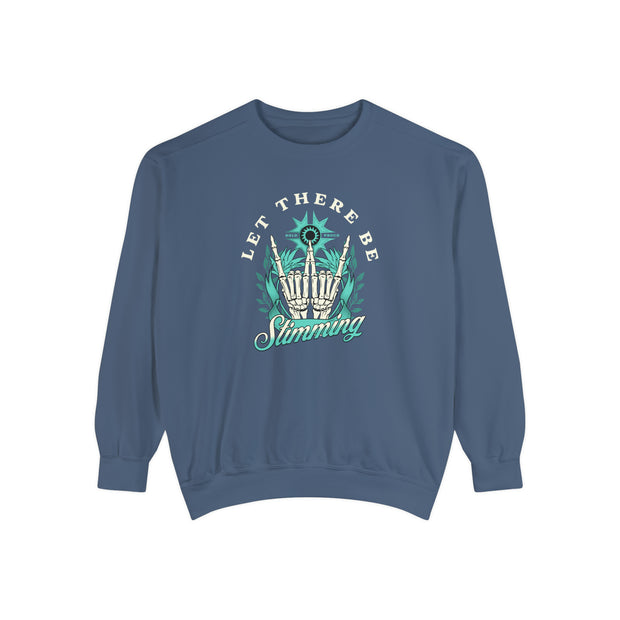Let There Be Stimming Rock On Hands Adult Comfort Colors Sweatshirt