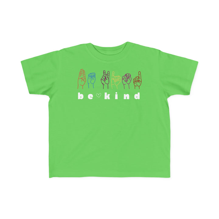 Toddler's  Be Kind ASL Tee