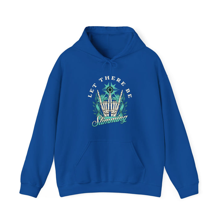 Let There Be Stimming Rock On Hands Adult Hoodie