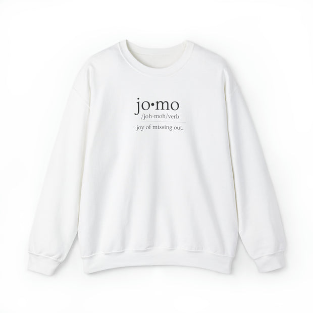JOMO Sweatshirt Black Text