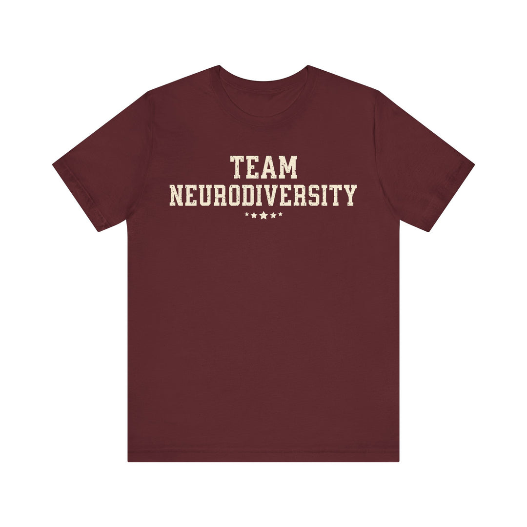 Adult Team Neurodiversity Distressed Tee