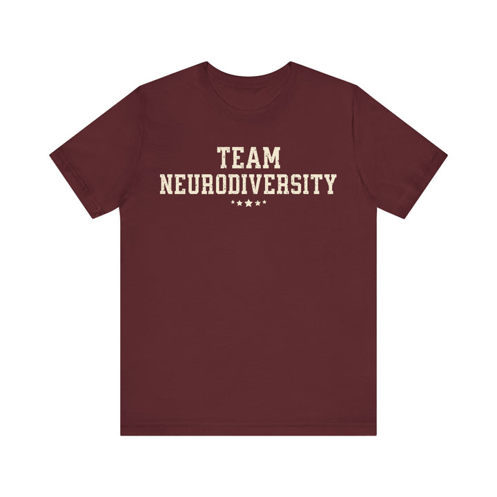 Adult Team Neurodiversity Distressed Tee