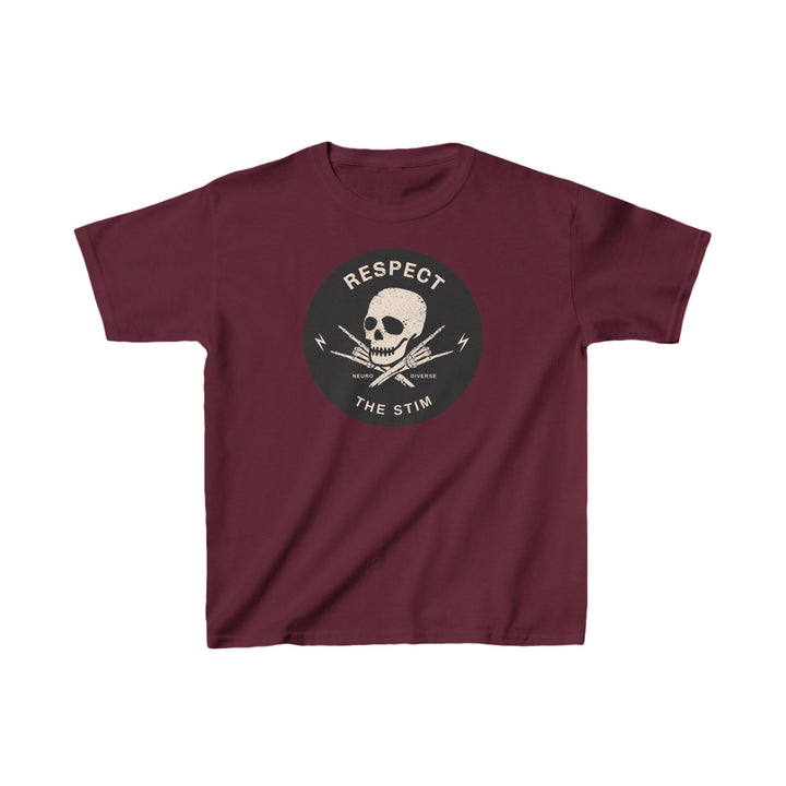 Kids Respect the Stim Skull Tee