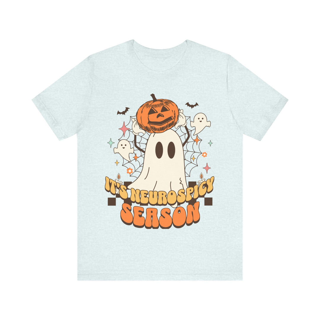 Adult Its Neurospicy Season Ghost and Pumpkin Tee