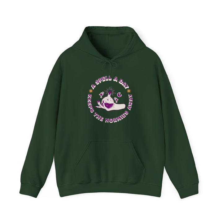 Adult A Spell A Day Keeps The Normies Away Hoodie