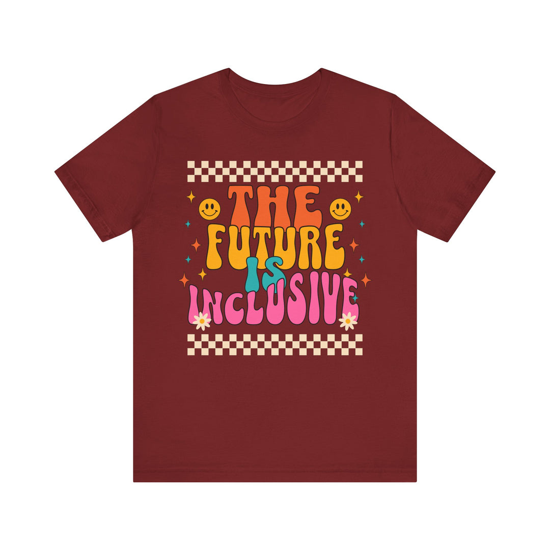 Adult Groovy The Future is Inclusive Tee