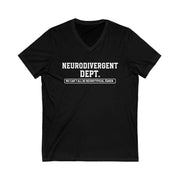 Neurodivergent Dept. V-Neck Tee