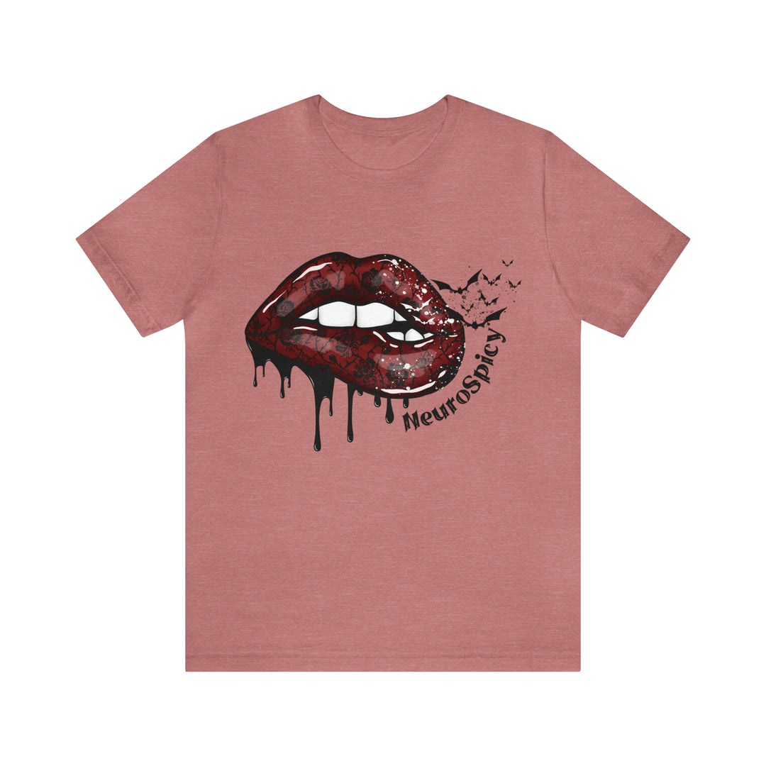 Lips and Bats Neurospicy Tee