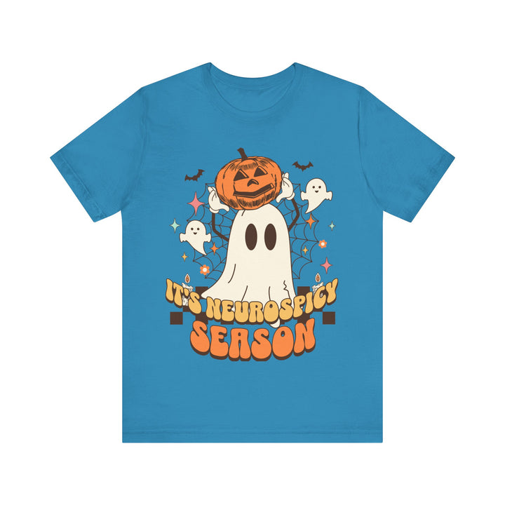 Adult Its Neurospicy Season Ghost and Pumpkin Tee