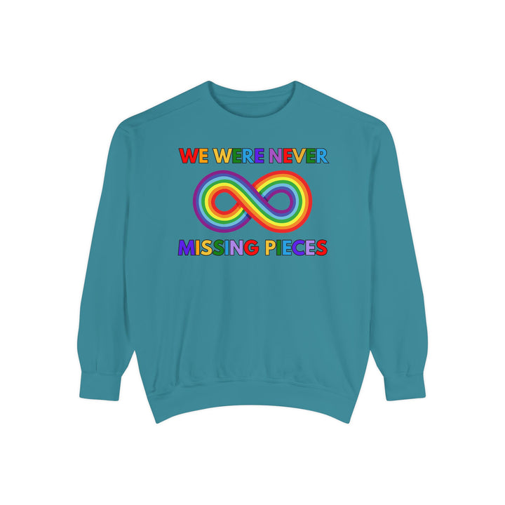 Adult Comfort Colors Infinity Never Missing Pieces Sweatshirt