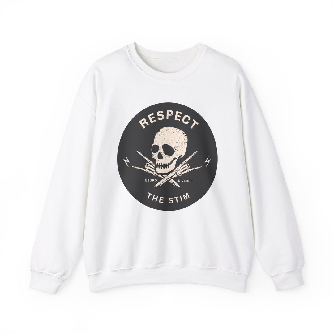 Adult Respect the Stim Skull Sweatshirt