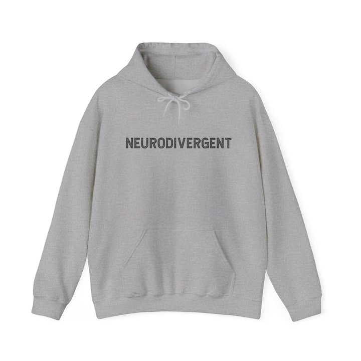 Neurodivergent Distressed Text Hoodie