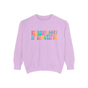 Comfort Colors Neurodiversity is Beautiful Groovy Sweatshirt