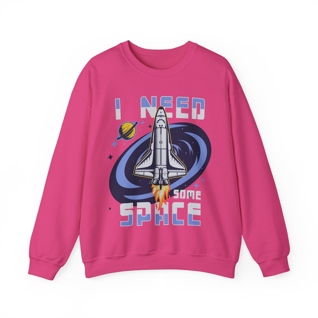 Adult I Need Some Space Rocket Sweatshirt