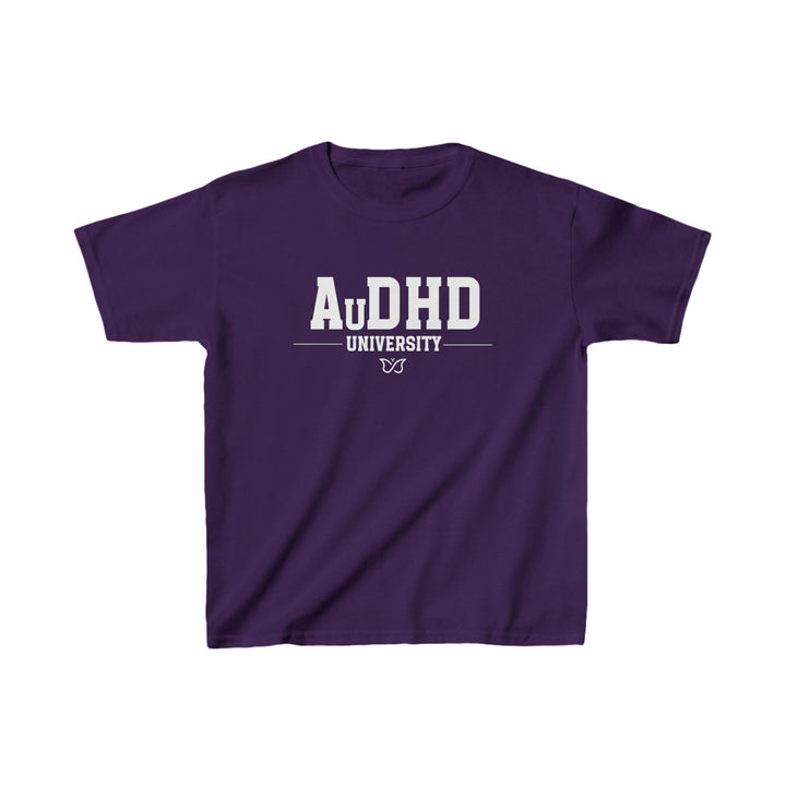 Kids AuDHD University Butterfly Symbol Tee