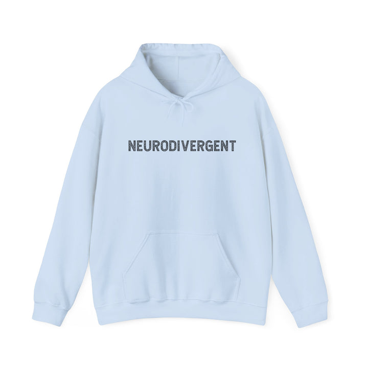 Neurodivergent Distressed Text Hoodie