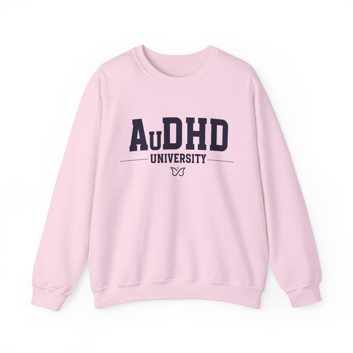 Adult AuDHD University Butterfly Symbol Sweatshirt