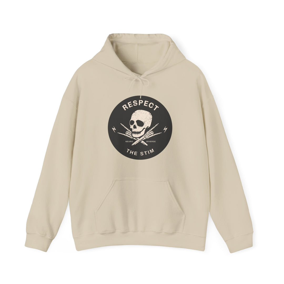 Adult Respect the Stim Skull Hoodie