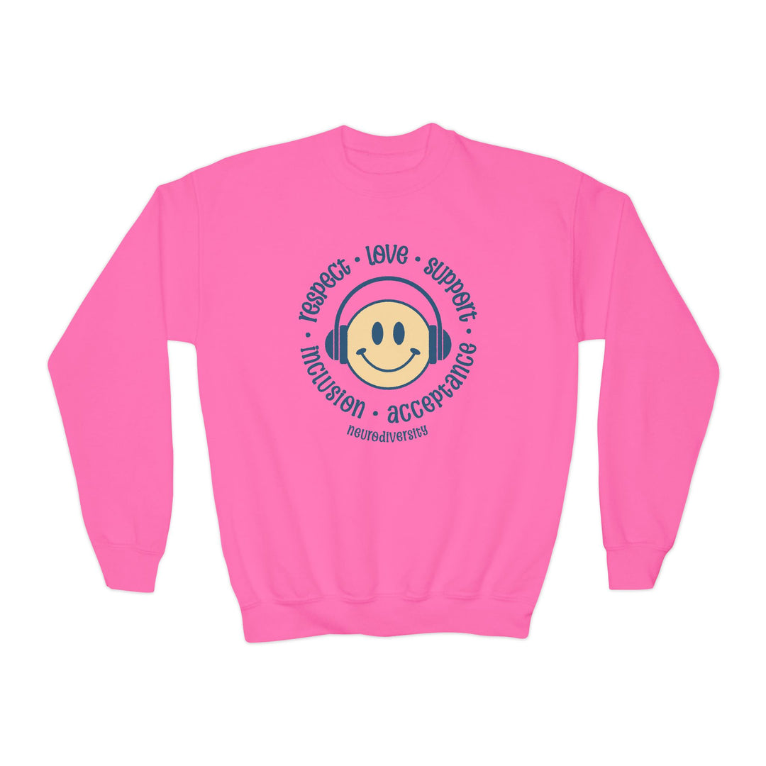 Kids Respect Love Support Inclusion Acceptance Sweatshirt