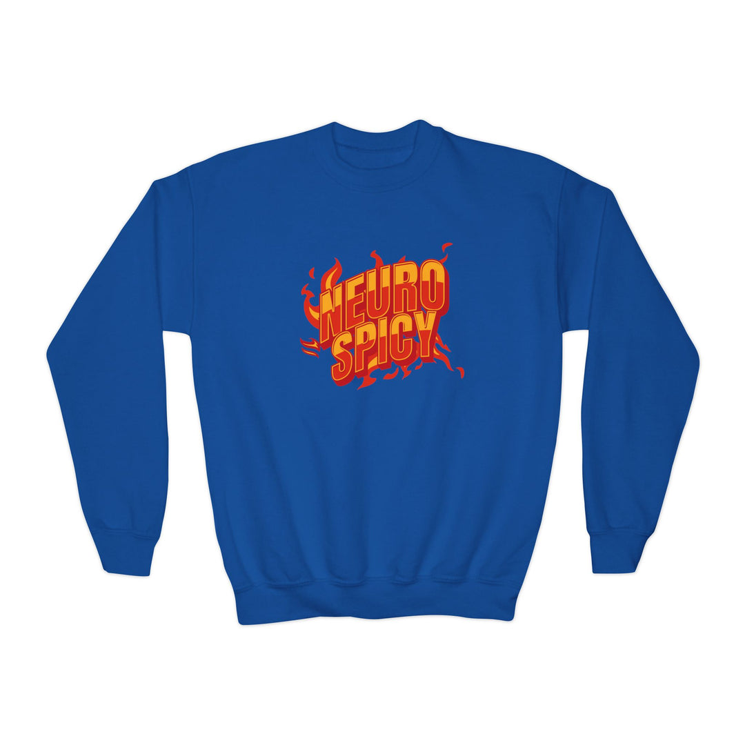 Kids NeuroSpicy Flames  Sweatshirt