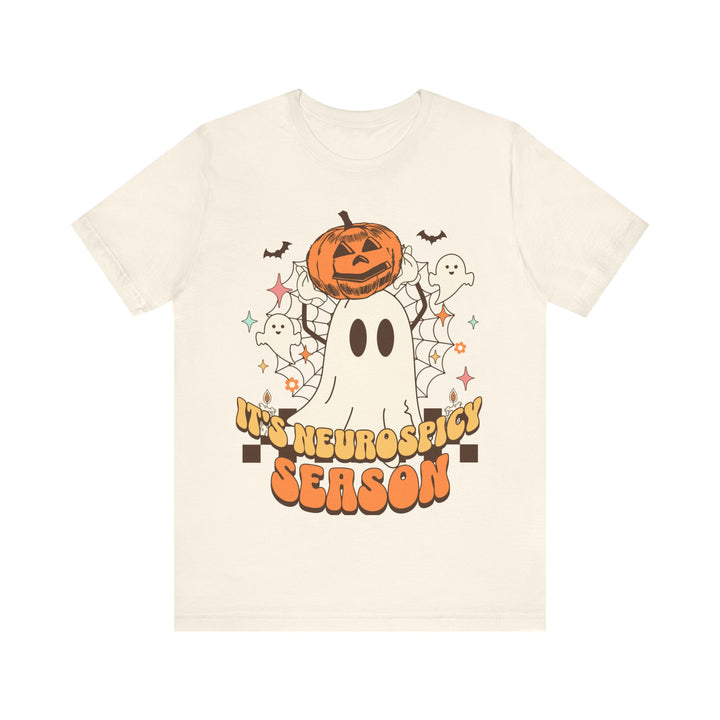 Adult Its Neurospicy Season Ghost and Pumpkin Tee