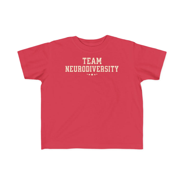 Toddler's Team Neurodiversity Distressed Tee