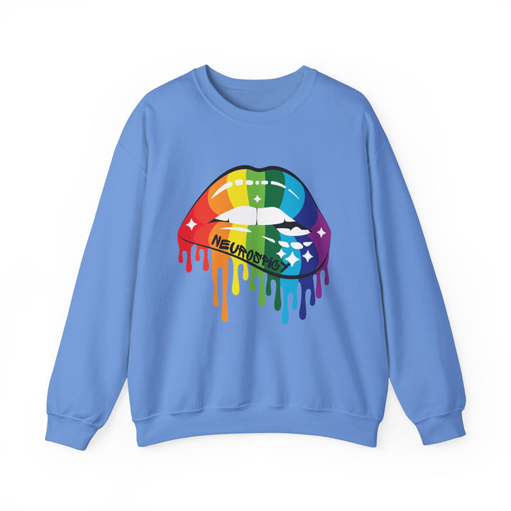 Neurospicy Rainbow Lips Sweatshirt