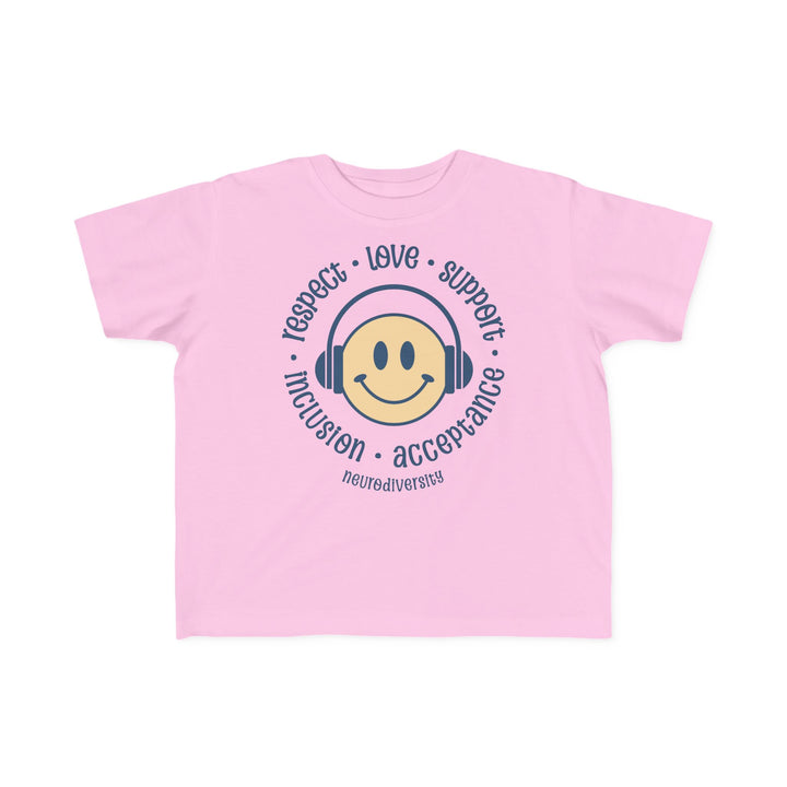 Toddler's  Respect Love Support Inclusion Acceptance Tee