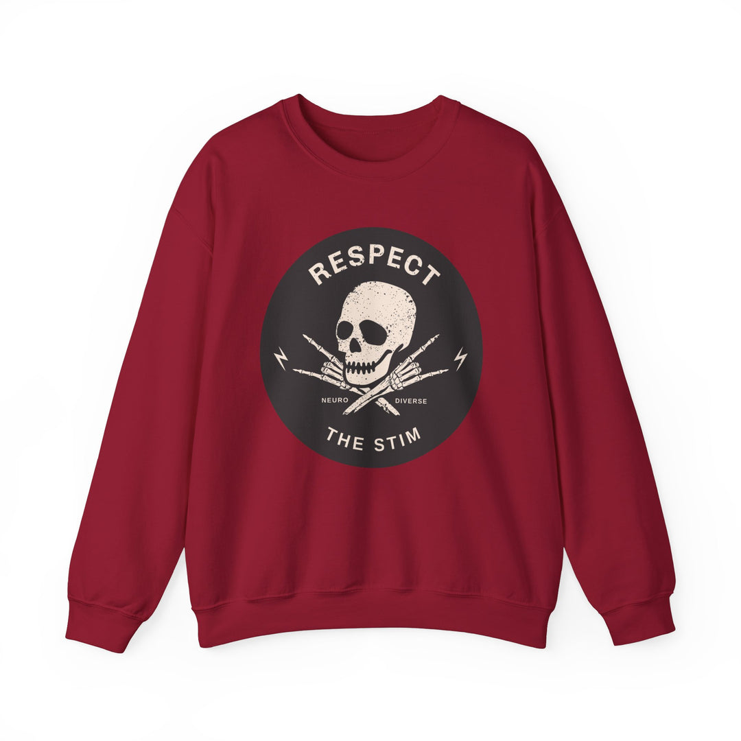 Adult Respect the Stim Skull Sweatshirt