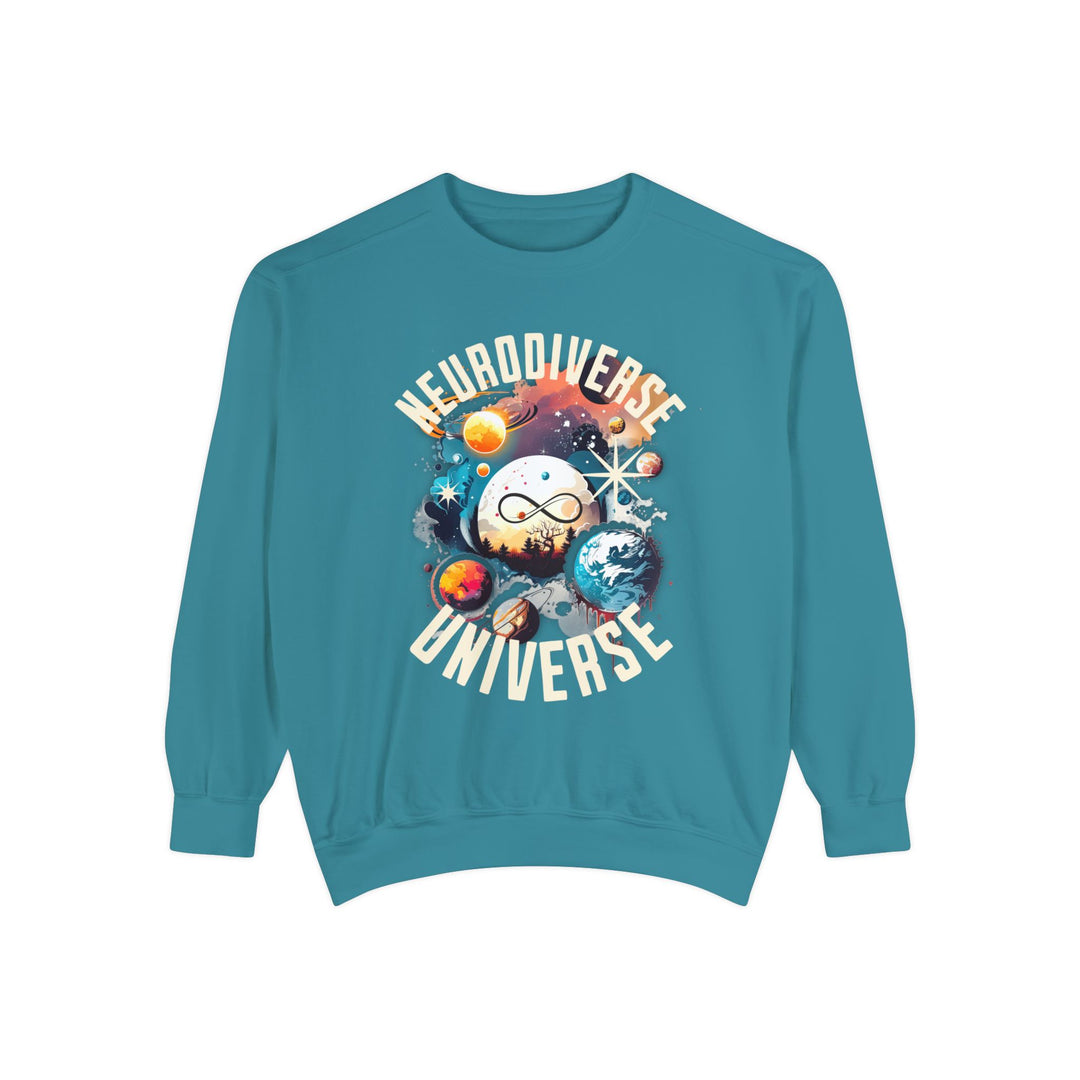 Adult Neurodiverse Universe Comfort Colors Sweatshirt