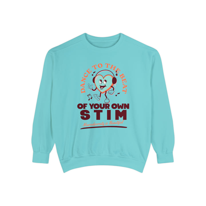 Comfort Colors Dance to the Beat of Your Own Stim Sweatshirt