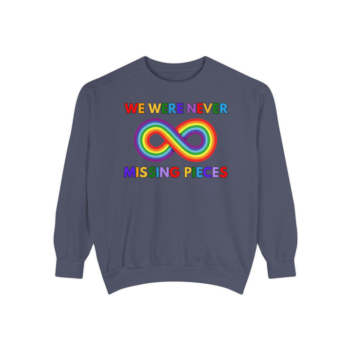 Adult Comfort Colors Infinity Never Missing Pieces Sweatshirt