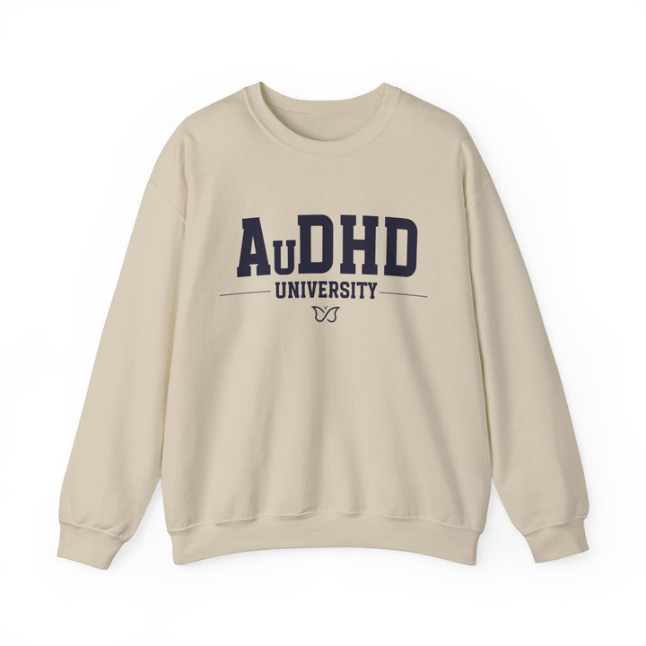 Adult AuDHD University Butterfly Symbol Sweatshirt