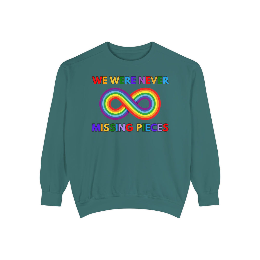 Adult Comfort Colors Infinity Never Missing Pieces Sweatshirt