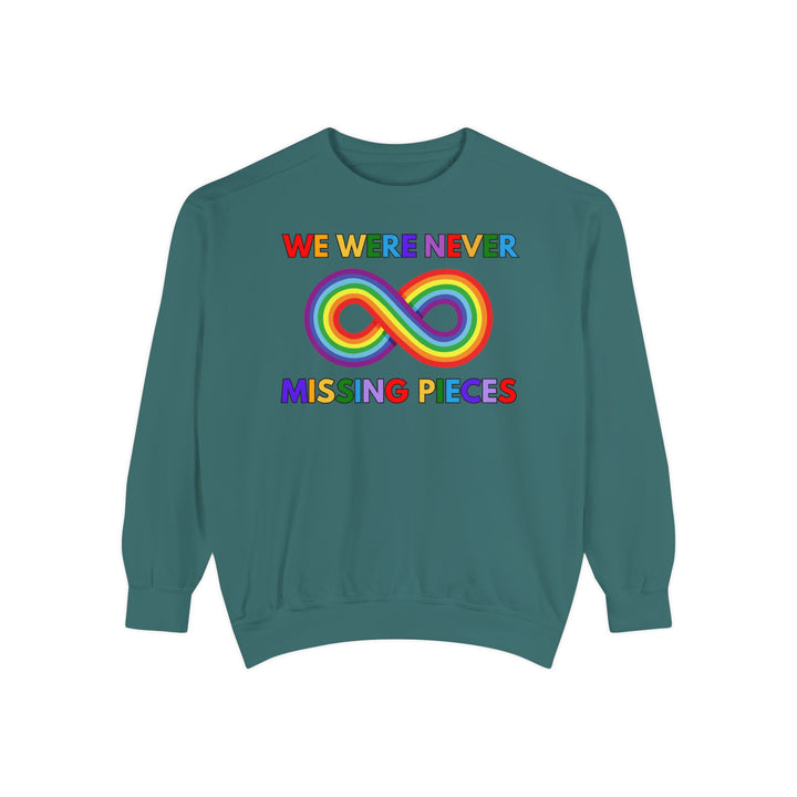 Adult Comfort Colors Infinity Never Missing Pieces Sweatshirt