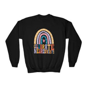 Kids Celebrate Neurodiversity Rainbow  Sweatshirt