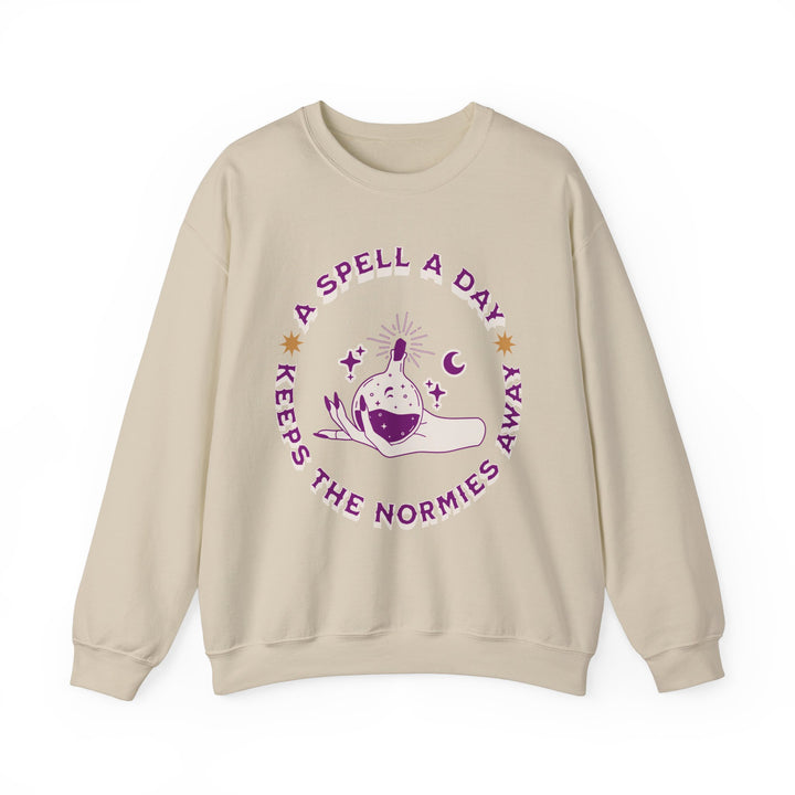 Adult A Spell A Day Keeps The Normies Away Sweatshirt