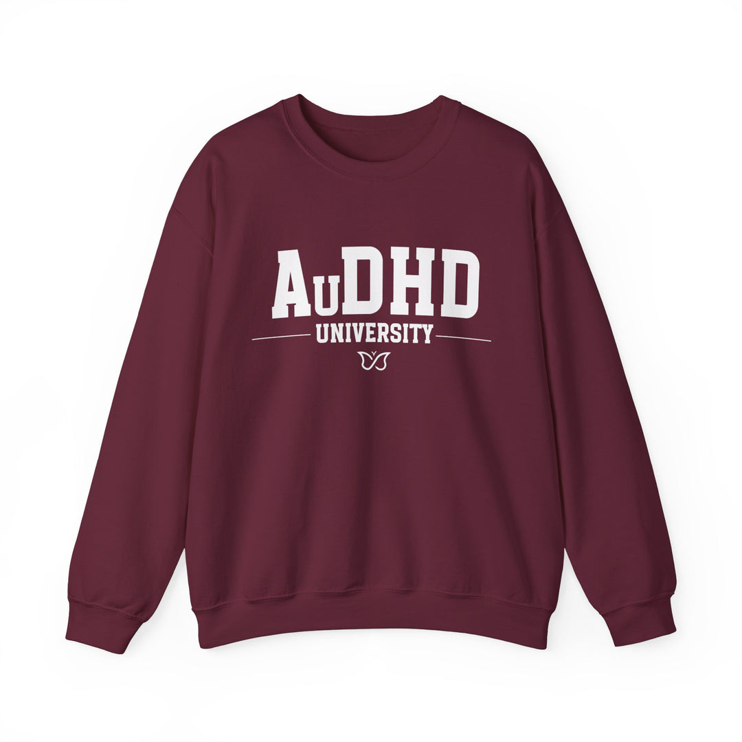 Adult AuDHD University Butterfly Symbol Sweatshirt