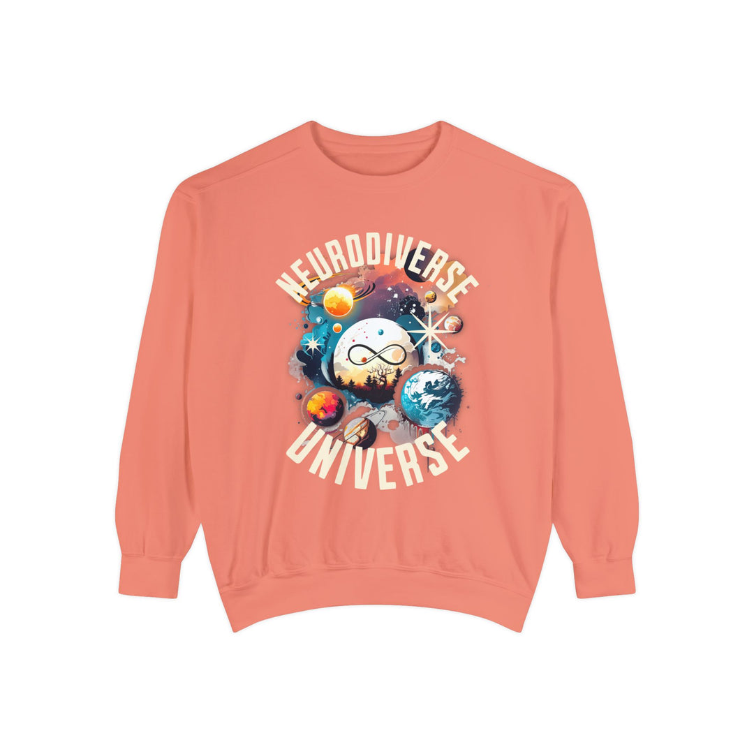 Adult Neurodiverse Universe Comfort Colors Sweatshirt