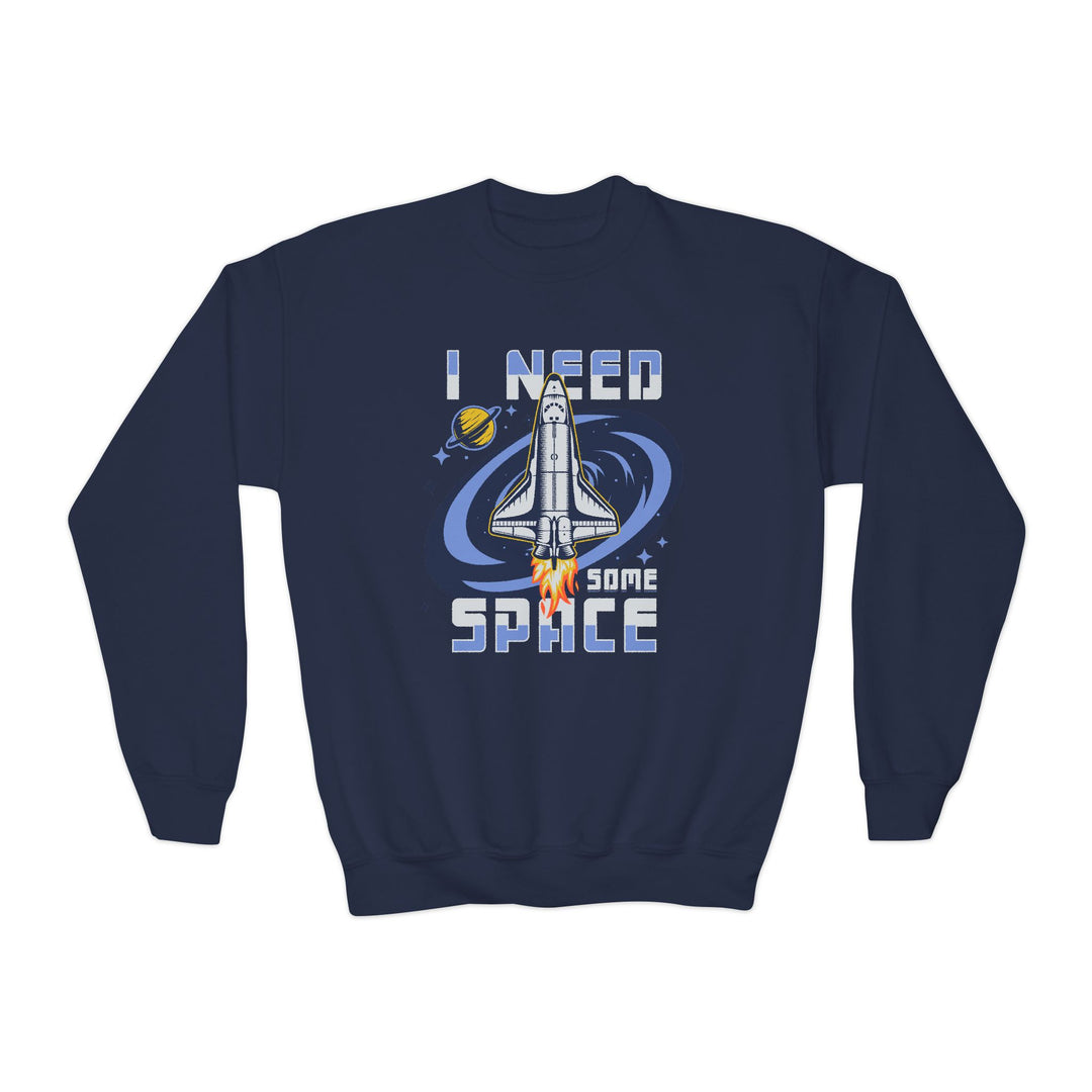 Kids I Need Some Space Rocket Sweatshirt