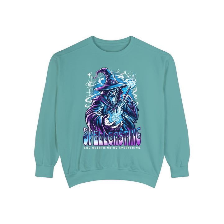 Adult Spellcasting and Overthinking Everything Comfort Colors Sweatshirt