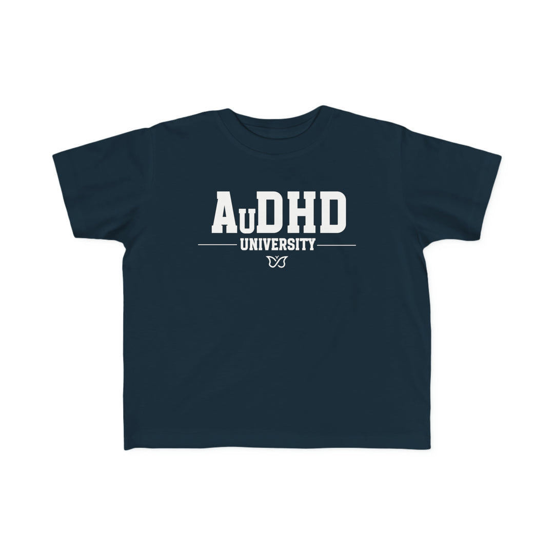 Toddler AuDHD University Butterfly Symbol Tee