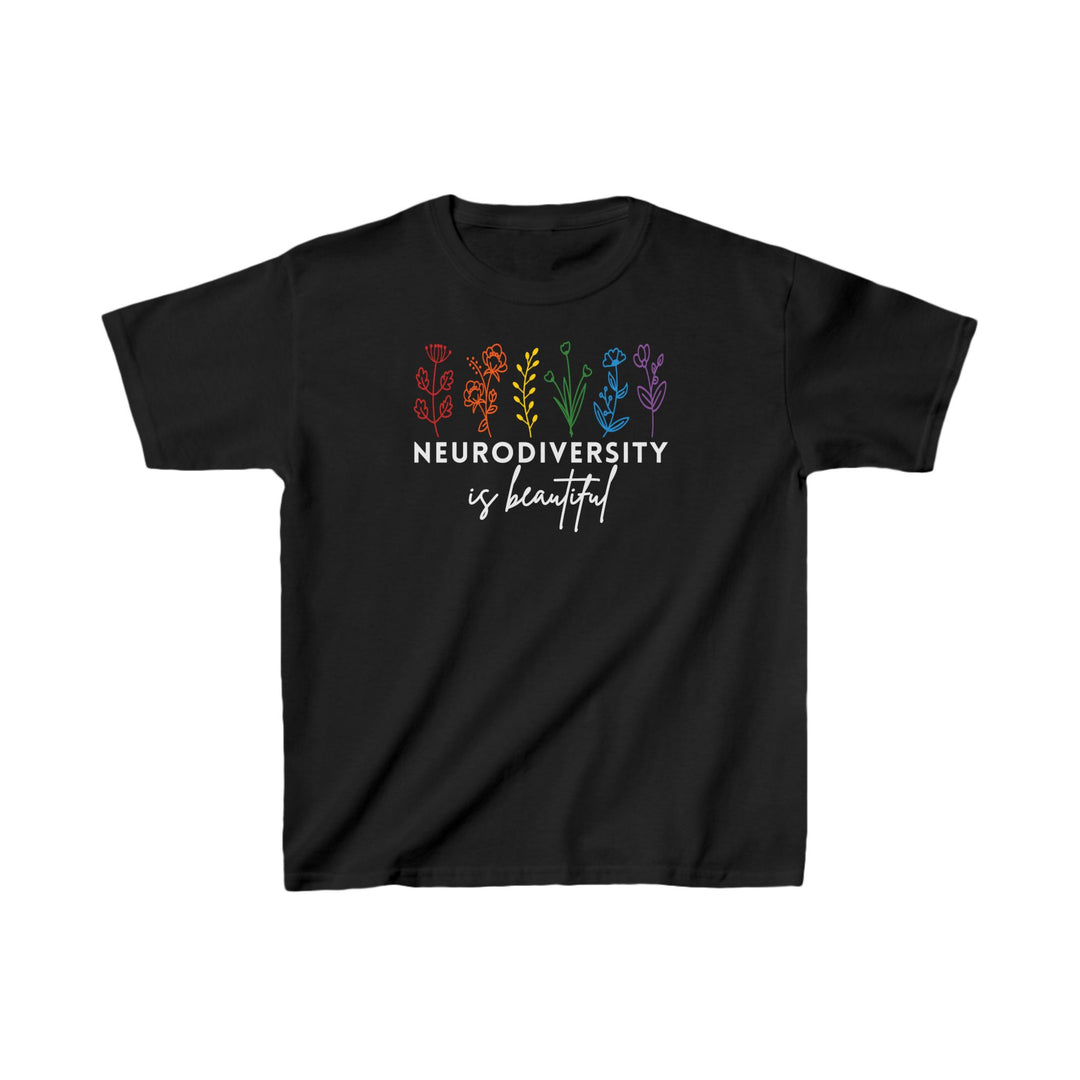 Kids Neurodiversity Is Beautiful Flowers Tee