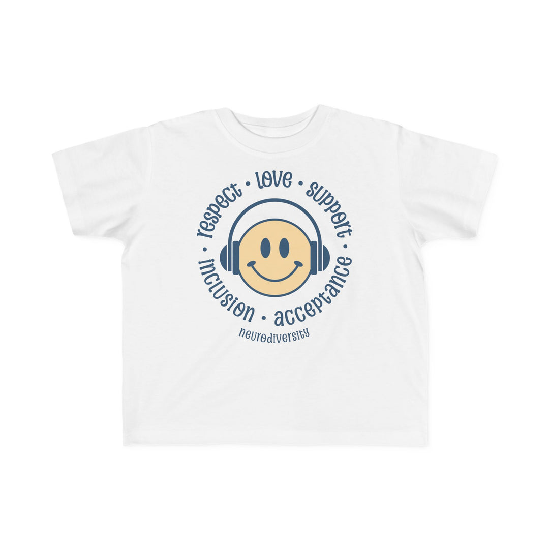 Toddler's  Respect Love Support Inclusion Acceptance Tee