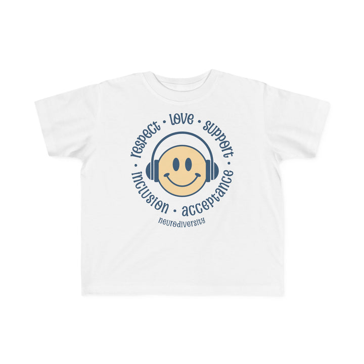 Toddler's  Respect Love Support Inclusion Acceptance Tee