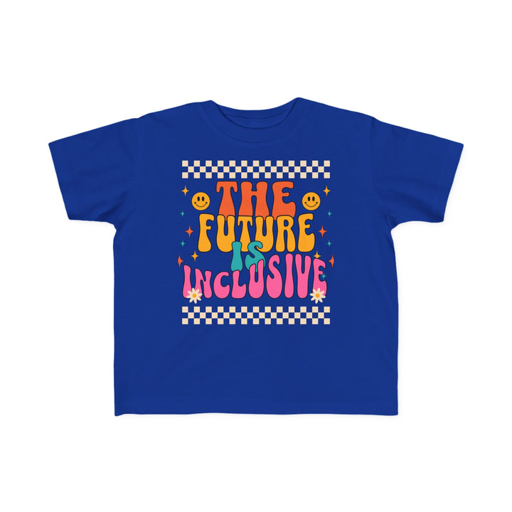 Toddler's  Groovy The Future is Inclusive Tee